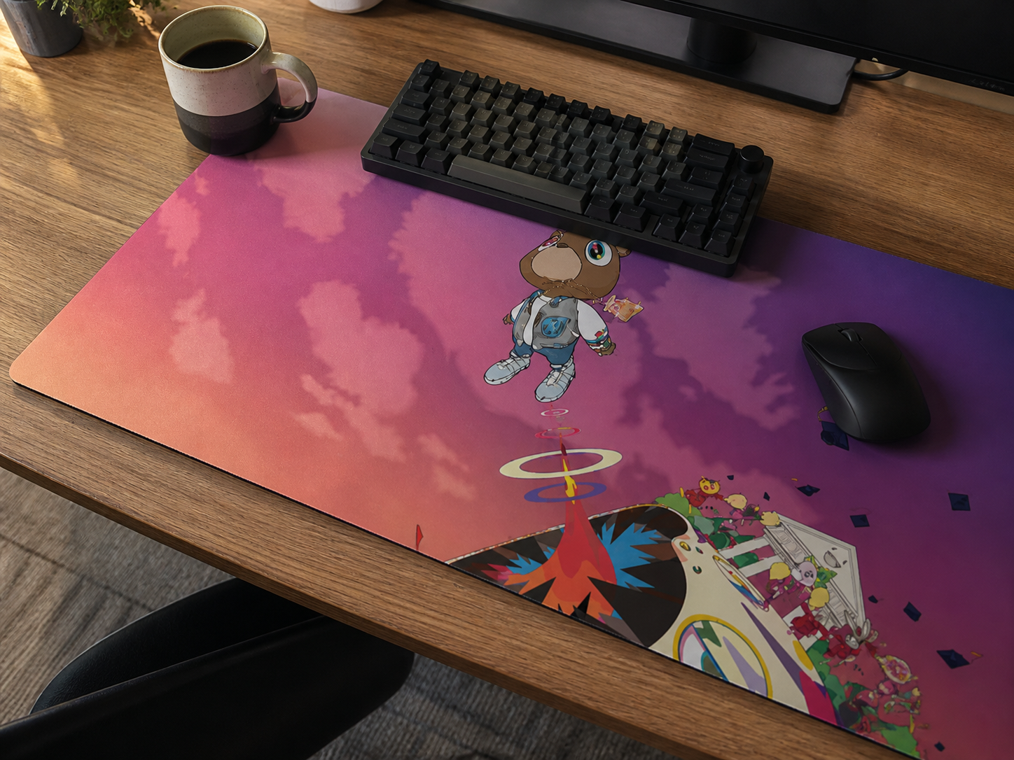 Graduation Album Pad on a warm wood desk